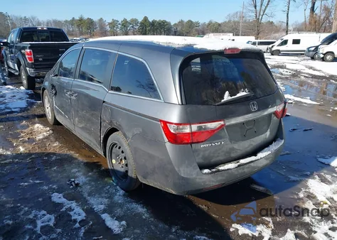 2011 Honda Odyssey Ex-L из США, поврежденный, VIN 5FNRL5H69BB070931